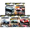 Hot Wheels Circuit Legends Set di Auto pressofuse da Corsa - Porsche, Ferrari, Ford & Subaru Icon, scala 1:64, Età 3+ (Confezione da 5) FPY86-961K