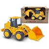 Cicili Camion giocattolo per bambini 18M+, paglia di grano Bulldozer giocattolo auto scorrevole, senza BPA, giocattolo sensoriale per bambini per ragazzi e ragazze