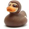 Duckshop Anatra da bagno, bradipo I papera, lunghezza: 9,5 cm, con portachiavi incluso nel set