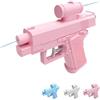 YZDYSHJ Pistola ad Acqua Scherzo Bidirezionale, Doppio Spruzzo Fronte e Retro,Getto Frontale fino a 8m,Giocattolo Divertente per Bambini e Adulti, Ideale per Piscina,Spiaggia e Battaglie d'Acqua (1, Rosa)