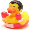 Duckshop Duck Shop I Badeente Boxer I Paperella di gomma I L: 8 cm