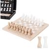MARBLE RANGE Set di scacchi in marmo per adulti, 25,4 cm, fatto a mano, Verona e gioco da tavolo bianco, con 32 pezzi di scacchi, 2 regine extra e scatola portaoggetti, gioco da viaggio di lusso, regalo elegante