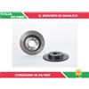 BREMBO 2 DISCHI FRENO POSTERIORI BREMBO VERNICIATI 08946041 08.9460.41