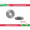 BREMBO 2 DISCHI FRENO BREMBO VERNICIATI 09C35011 09.C350.11
