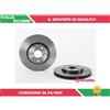 BREMBO 2 DISCHI FRENO ANTERIORI BREMBO VERNICIATI 09A82011 09.A820.11