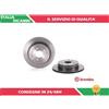 BREMBO 2 DISCHI FRENO POSTERIORI BREMBO VERNICIATI 09B26511 09.B265.11