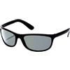 INVU Occhiali Da Sole A2104D Nero Uomo Adulto Lenti Polarizzate Specchiate Silver Gomma Flessibile