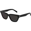 Yves Saint Laurent Occhiali da Sole Saint Laurent SULPICE SL 462 Black/Grey 53/16/145 donna