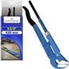 MONTERAL Pappagallo Idraulico da 1 1/2 Tipo S 430 mm - Chiave a Pappagallo è Realizzata in Acciaio Legato al Cromo-Vanadio CrV - Conforme alla Norma DIN 5234