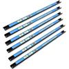 Wiltec Set di barre magnetiche 6x61 cm Barra porta utensili a parete in acciaio per officina