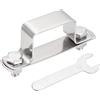QUARKZMAN Morsetto A Forma Di U Per Tubi Quadrati 40x30mm Staffa A Forma Di U In Acciaio Inossidabile 304 Fascetta Quadrata Con Piastra Bulloni Dadi E Chiave Per Tubi Supporto Barra Chiusa