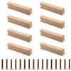 NAMYEUT Maniglie per mobili in legno, 130 mm, 8 pezzi, maniglia a barra con viti per porte, cassetti, armadi, uffici, cucina, mobili