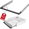 SOTECH VarioSlide Pat. Set completo di guide per cassetti KV2-100-H53-1000 | EH 1000 mm fino a 100 kg, chiusura con una mano, anodizzato nero per con frontale fino a 600 mm