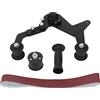 TTOCAR Adattatore per Levigatrice a Nastro, Smerigliatrice Angolare Stabile e Robusta in Acciaio Inossidabile Adattatore per Nastro Abrasivo per Tubi per Tubi Lucidatura per Levigatura(14 mm/0,6 pollici)