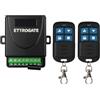 GASIASHOP SRL KIT RICEVITORE WIRELESS UNIVERSALE 433MHz CENTRALINA + 2 TELECOMANDI MONOSTABILE BISTABILE IP20