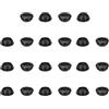PATIKIL Guarnizioni in Gomma Silicone, 22 Pz 5/8 (16mm) Foro di Perforazione, 1/2 (12mm) Diametro Interno. Tappo Foro in Gomma a Cilindro per Impianto di Irrigazione Firewall, Nero