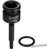 QUARKZMAN Attacco Bussola Torx T30 6 Punte 1/2 Per Utensili Impatto Acciaio Cr-Mo Con Fermo E O-Ring Per Trapani Efficienza Officina