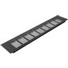 Vent Systems Griglia di ventilazione per mobili, in alluminio, 80 x 400 mm, colore marrone, 7,6 x 40,6 cm, confezione da 10