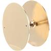 Amuslesur Piastra Copriforo Serratura Porta 2.63 Placcata Oro Con Viti Rinforzate Copertura Foro Serratura Per Porte Interne E Blindate Installazione Facile E Sicurezza Aumentata