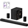 Skywave X60 a 7.1.4 Canali Soundbar, Combo Audio Surround TV Wireless Profession