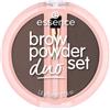essence BROW POWDER set duo sopracciglia 03-Dark 1.8g - Altro trucco sopracciglia