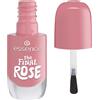 essence gel nail smalto unghie effetto gel 08-the FINAL ROSE 8ml - Smalto Effetto Gel