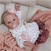 ZIYIUI Bambole Reborn Originale 20 Pollici 50 cm Rinato Bambino Bambole Femmina Simulazione Silicone Morbido Vinile Magnetica Bocca Fatto a Mano Bella Giocattolo Regali di Natale Reborn Doll