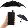 Vilbocr Phone Sunshade for Car & Outdoor Use, Universal Anti-Glare Sun Visor with Clip-On Design, Foldable Sunshade for iPhone, Samsung and All Smartphone, Ideal for Driving, Cycling, Streaming (nero)