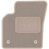Wielganizator Tappetino per conducente beige, adatto per: Volvo V50 (2004-2012) tappetino per auto in velluto combinato con rivestimento beige, adatto per auto