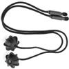 GLILAR Corda Scaffali Pacchi Compatibile con Dacia per Sandero per Logan per Duster 2016 2017 2018 2pcs Auto Baule Posteriore Pacchetto Scaffale String Tonneau Copertura Ascensore Stringa