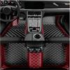 YSASFZX Tappetini Auto Per Foton Per Tunland Per G7 2023 2024 2025 2026 Tappetini Auto Impermeabili Set Completo Di Accessori(Black and Wine Red)