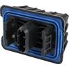 AUTOXBERT 51717042974 Adapter in gomma per cric, cuscinetto in gomma per ponte di sollevamento, coperchio, tappo per BMW 2 5 6 7er F46 F45 F13 F06 F07 F01 F02