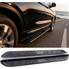 Kukomupa Pedane laterali fisse in alluminio (con staffa) senza trapano | Kit di bulloni per progetti fai da te per SUV (1 set) (HKX) per Land Rover Range Rover Sport 2013-2022, 2 pezzi