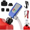 CIOXSOIO Pompa Travaso Gasolio con Sensore di Arresto Automatico, 2.8GPM Batteria e Ricaricabile Pompa Benzina, Portatili Pompa Carburante Elettrica, Pompa Aspira Benzina con Adattatore di 4 Dimensio