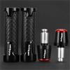 ZHNRHJUE Manopole Manubrio Impugnatura PER Ho&nda CB600 HORNET CB 600 599F 1998-2006 2005 2004 2003 CB 600 Moto 7/8 22MM Manopole Manubrio Tappo Bar