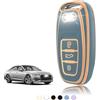TOOMUME Cover Chiave Auto per Audi A6 C7 Avant A3 A4 B8 A5 A7 A8 A1 Q5 Q8 | Silicone Morbido, Antiurto, Anticaduta, Antigraffio, Custodia Protettiva Chiave per Q2 Q3 Q4 S5 S6 S3 S4 SQ5 Sportback S Line