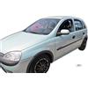 J&J AUTOMOTIVE Deflettori d'Aria per Opel Corsa C 5-Porte Berlina 2000-2006, Set da 4 Pezzi, Nero Fumé Oscurato Heko