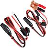 RUNCCI-YUN Connettori Sae，Cavo di prolunga da Sae ，Batteria coccodrillo a coccodrillo Clip a SAE Cavo di connessione 1m Cavo di scollegamento rapido SAE a batteria 2 pin