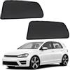 Tokenhigh Parasole per finestrino laterale posteriore, per VW Golf 7 2013-2021, parasole magnetico pieghevole per finestrini auto, protezione solare, protezione della privacy, oscuramento finestrini, protezione