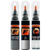 F FIRANTO FIRANTO Kit Riparazione Vernice Auto per Citroen KVE Cosmic Silver - Set rimuovi Graffi per Vernice Auto 3in1-15ml Primer, Pennarello ritocchi Vernice, Vernice lucidante