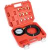 Wiltec Misuratore Pressione Olio Tester Strumento di misurazione Olio Set 0-35 Bar