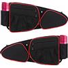 Skyour UTV - Set di 2 borse laterali per porta laterale Polaris RZR, Skyour UTV porta anteriore laterale di ricambio per UTV Polaris RZR XP Turbo S 1000 S900 (rosso)