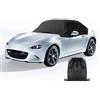 CDIYTOOL Mezza copertura per auto per Mazda MX-5 ND 2014-2024, 420D Oxford impermeabile traspirante copertura per auto per Mazda MX-5 MK4, protezione da sole, neve, pioggia, polvere, raggi UV e tutte le