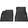 Audi Tappetini All-Weather, TPE con 20% Materiale Riciclato, Compatibile con Q6 e-tron dal 2024, con Anelli Audi in Contrasto, Nero, Set Anteriore, Su Misura