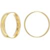 DelPia, Anello Modello Fede in Oro 18kt e Argento Sterling 925 misura 14 (Spessore 44mm, Giallo)