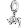 Mon & Sons Ciondolo a forma di angelo custode, elefante, acchiappasogni, rana, gatto, stella, malocchio, in argento Sterling 925, compatibile con braccialetti Pandora Charm Moments, Metallo Argento sterling, Non