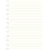 Filofax Quaderno a righe, formato A4, colore bianco