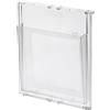 Helit h6810002 porta brochure da parete DIN A4 alto, trasparente