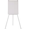 Bi-Office Lavagna Portablocco, Cavalletto Treppiedi Basic Non Magnetico, Cornice in Grigio, Dimensioni Pannello Euro 700 x 1000 mm