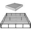 VEVOR Rete a Doghe in Acciaio Portata Max 1587 kg, Telaio per Letto Matrimoniale con Rivestimento in Tessuto Lavabile, Misure 2010 x 1515 x 230 mm, Base Materasso da 230 mm, per Letto Matrimoniale